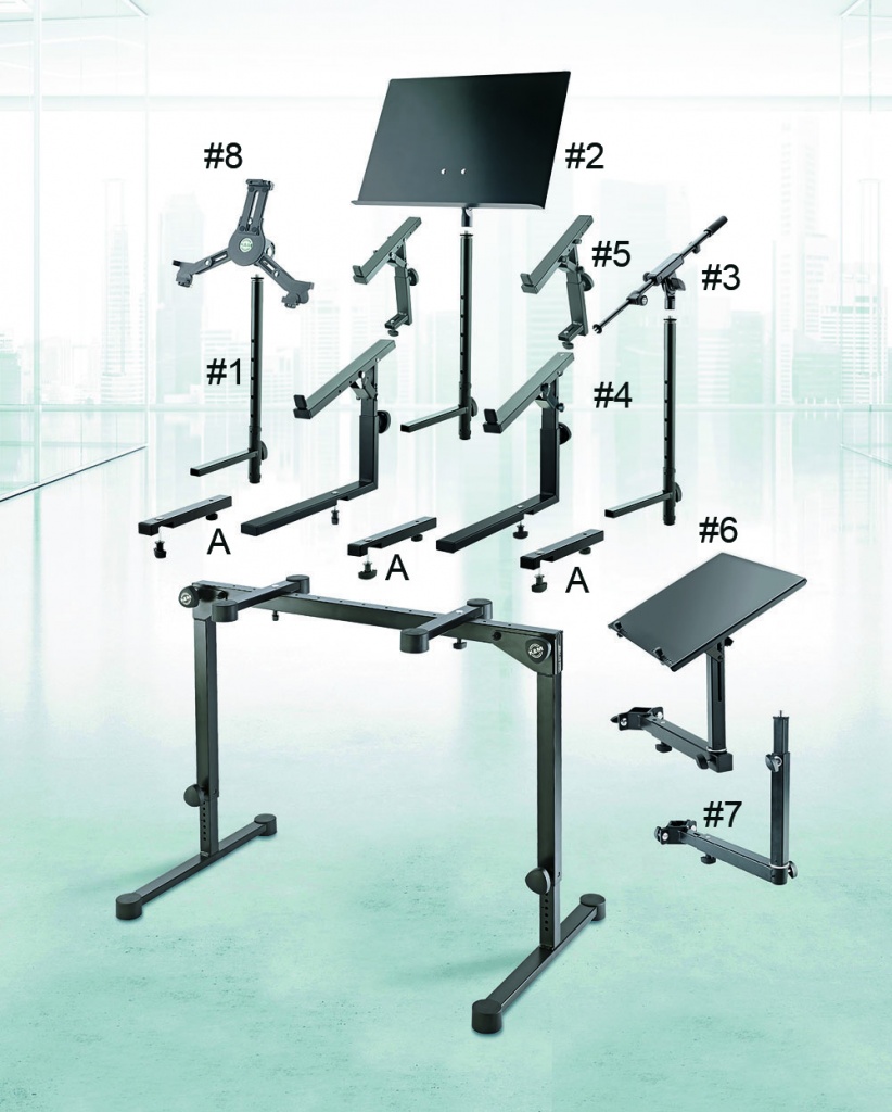 Discover the world of the »Omega« table-style keyboard stands 