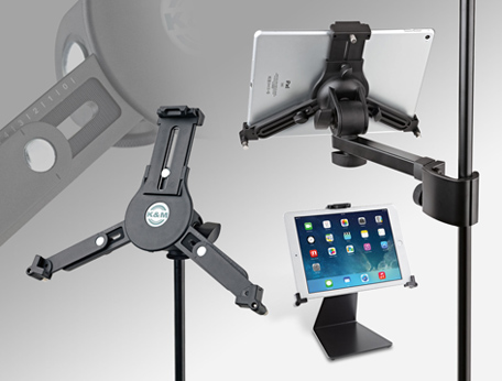 A holder for everything from 9-inch tablets to iPad Pro - König