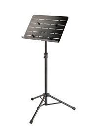 Orchestra music stand with tablet holder