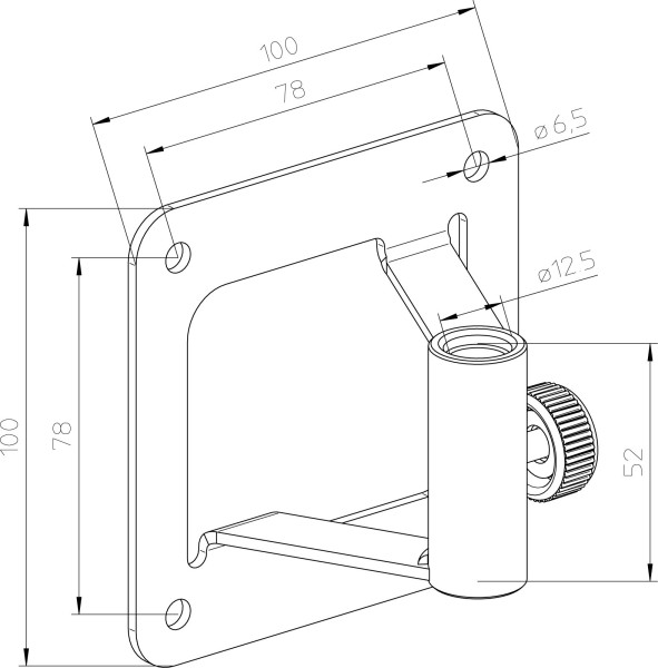 Wall mount for microphone desk arms