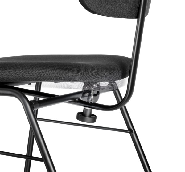 Orchestra chair with tiltable seat