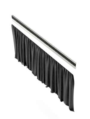 Curtain for conductor podium