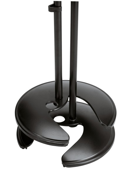 Stackable one-hand microphone stand